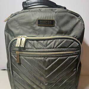 Kenneth Cole Reaction Chevron Quilted Laptop Backpack, green